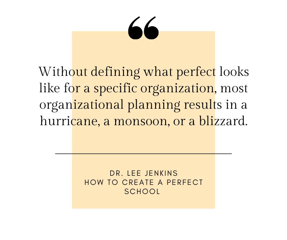 How can you ever achieve anything close to perfect if it's never defined?