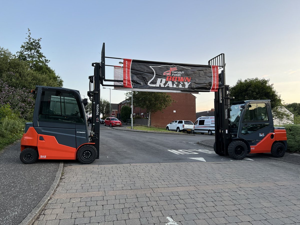 cfl_ni's tweet photo. All set for Carryduff Forklift Down Rally, starts tomorrow from Lisburn civic centre 09.30 https://t.co/6fbnKM9yiB