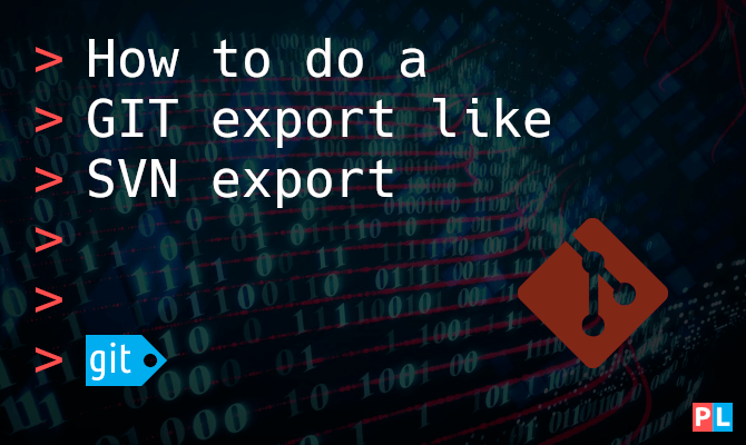 pragmaticlinux's tweet photo. Wouldn’t it be great if GIT supported a command like "svn export"? With the "svn export" command, you can obtain a clean directory tree of your repository. This article explains how to achieve something similar with GIT: https://t.co/go8pDSW9h4 #linux #git https://t.co/eG1ax9OYil