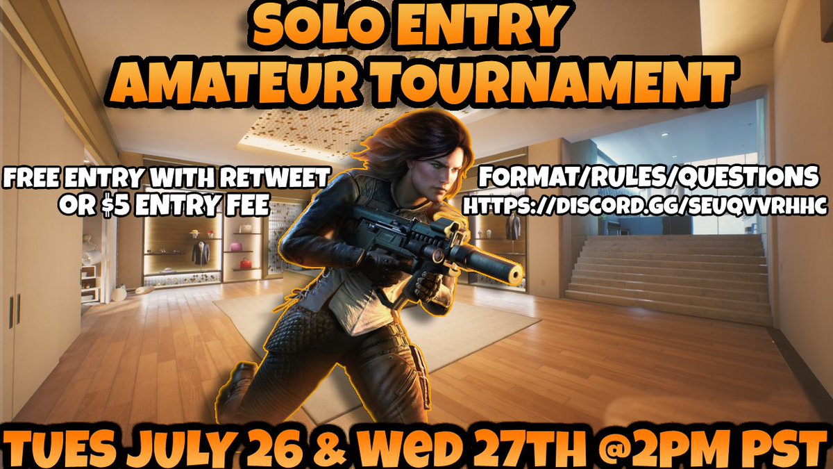TEAMS WILL BE RANDOMIZED WITH RESPINS FOR EXTRA MONEY IN YOUR POCKETS.
GOAL: ALLOW NEW/CASUAL/COMP PLAYERS A CHANCE TO PROVE THEMSELVES
-NO LAN PLAYERS ALLOWED
-SIGN UP SOLO ON MY STREAM
-SHOW UP ON TIME
-JOIN DISCORD
-ANY FORM OF TOXICITY WILL NOT BE TOLERATED