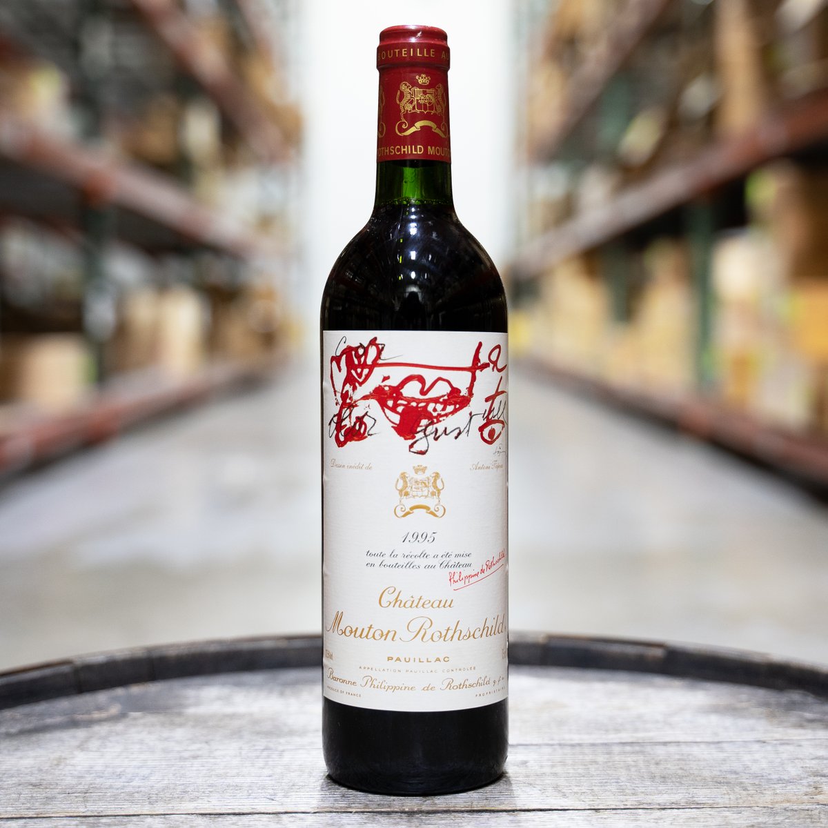 hdhwine's tweet photo. HDH's Auction of Fine &amp; Rare Wines is now open for bidding! Questions? Wines you'd like to see featured? DM or comment below! Lot 1169: 1995 Chateau Mouton Rothschild. 1 bottle. Est. $420-650 #wineauction #finewine #rarewine https://t.co/rkpVnpnXEo https://t.co/Boca17RD5R
