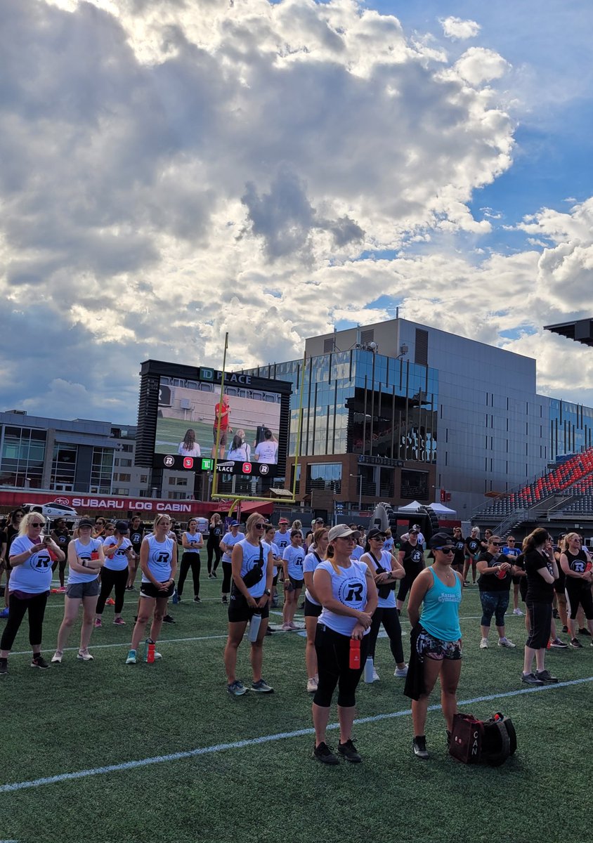 After two years, <a href="/REDBLACKS/">Ottawa REDBLACKS</a> Women's Training Camp is back!!! 

Thank you to all of our sponsors <a href="/PalladiumInsce/">Palladium Insurance</a> <a href="/TD_Place/">TD Place</a> <a href="/CasinoLacLeamy/">Casino Lac-Leamy</a> <a href="/td/">Thomas Donnelly</a> <a href="/ctvottawa/">CTV Ottawa</a> <a href="/Move100Ottawa/">Ottawa’s MOVE 100</a>