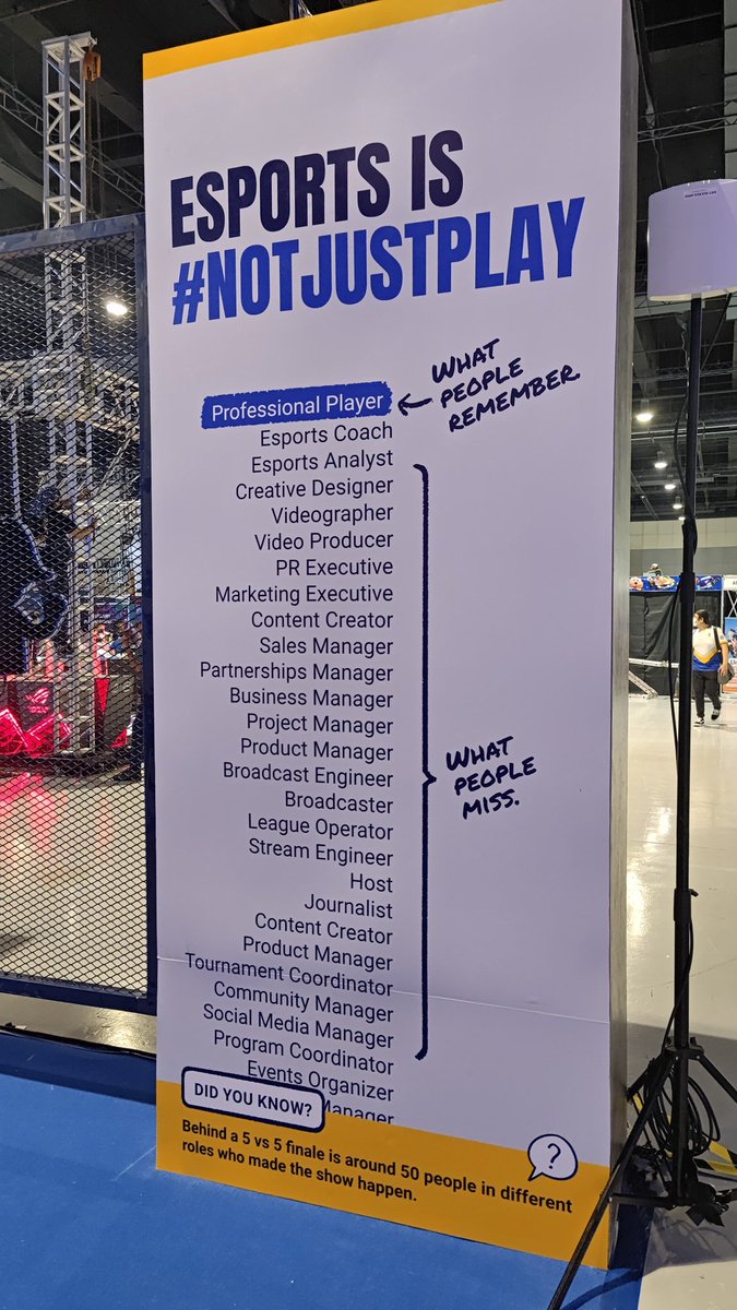 Esports no es solo ponerse a jugar de manera competitiva, eso es solo la punta del iceberg.