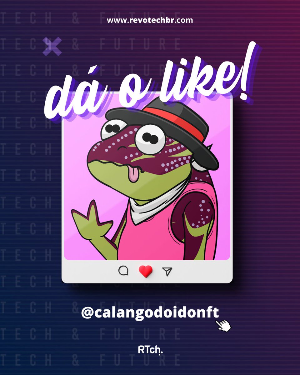 RevotechBR's tweet photo. Mas quem é esse calango de vermelho
Eu vim pro baile só pra ver ele
Arrasando corações! 🎵
Segue nosso cliente de redes sociais: @calangodoidonft
#RevoTech #DC #Empreendedorismo https://t.co/E3Foh1a05c