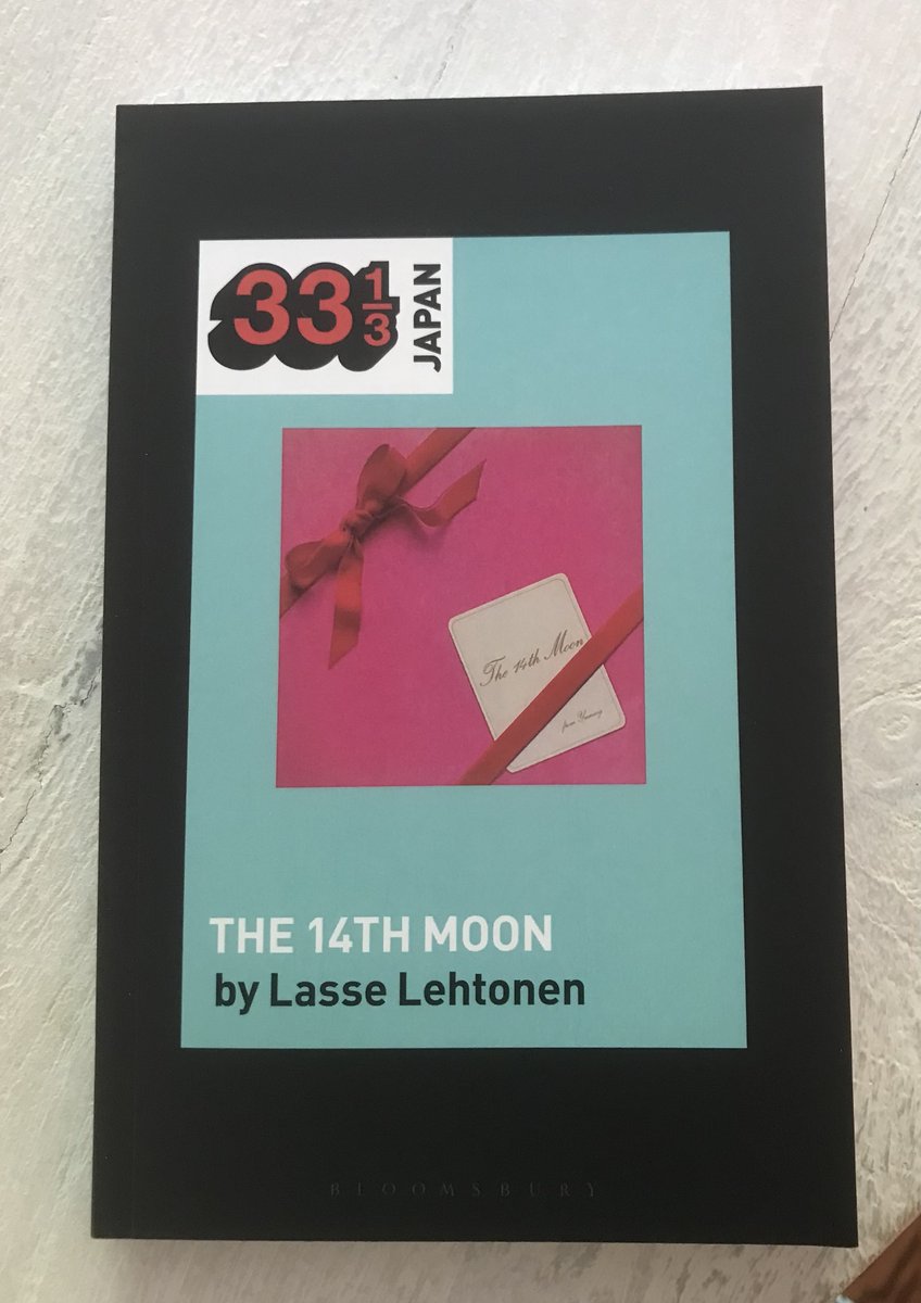 nmanabe's tweet photo. The latest 33-1/3 Japan book, Yūming's The 14th Moon by Lasse Lehtonen, has been published. It considers this album, which appears on a lot of Japanese best-of-city-pop lists, from the standpoint of Japanese feminism in the 1970s. @333books @yuming_official https://t.co/lGwdqqFwDk