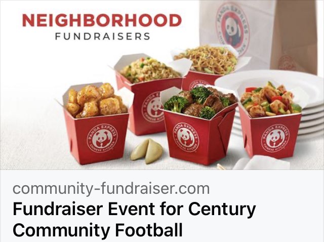 centurycommfb's tweet photo. Mark your calendars!! Ditch the hot oven on Monday July 25th and treat yourself and family to Panda Express at: 
2275 SE Tualatin Valley Hwy, Hillsboro, OR 97123 
🏈Order online at https://t.co/nxaj9veWva or in their app using code: 339491. Or show this flyer in person! https://t.co/k9CbbPvS40