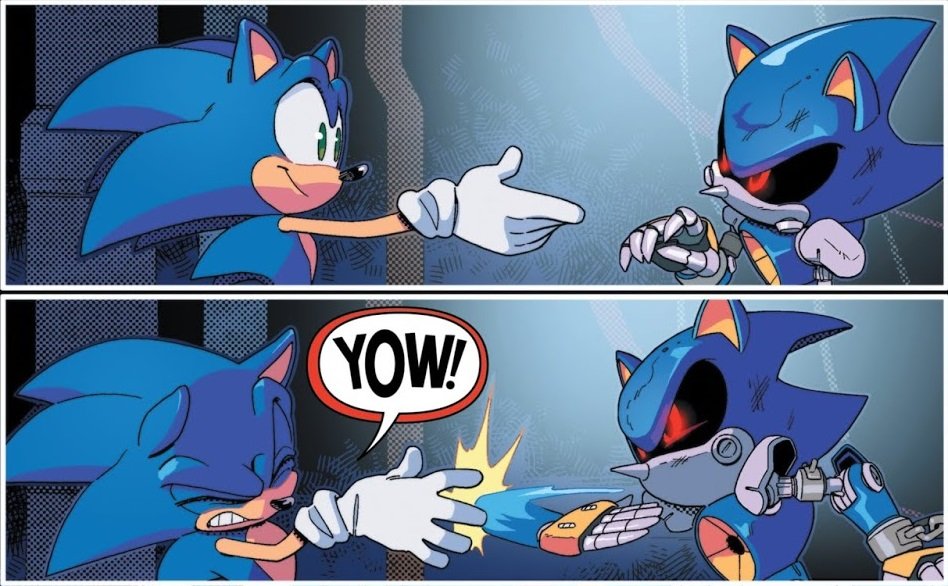 Sonic Loreposting в X: «Talking about Neo Metal Sonic, this last one is Metal  Sonic but with a new body built by himself, when Eggman modified his AI  making him become more