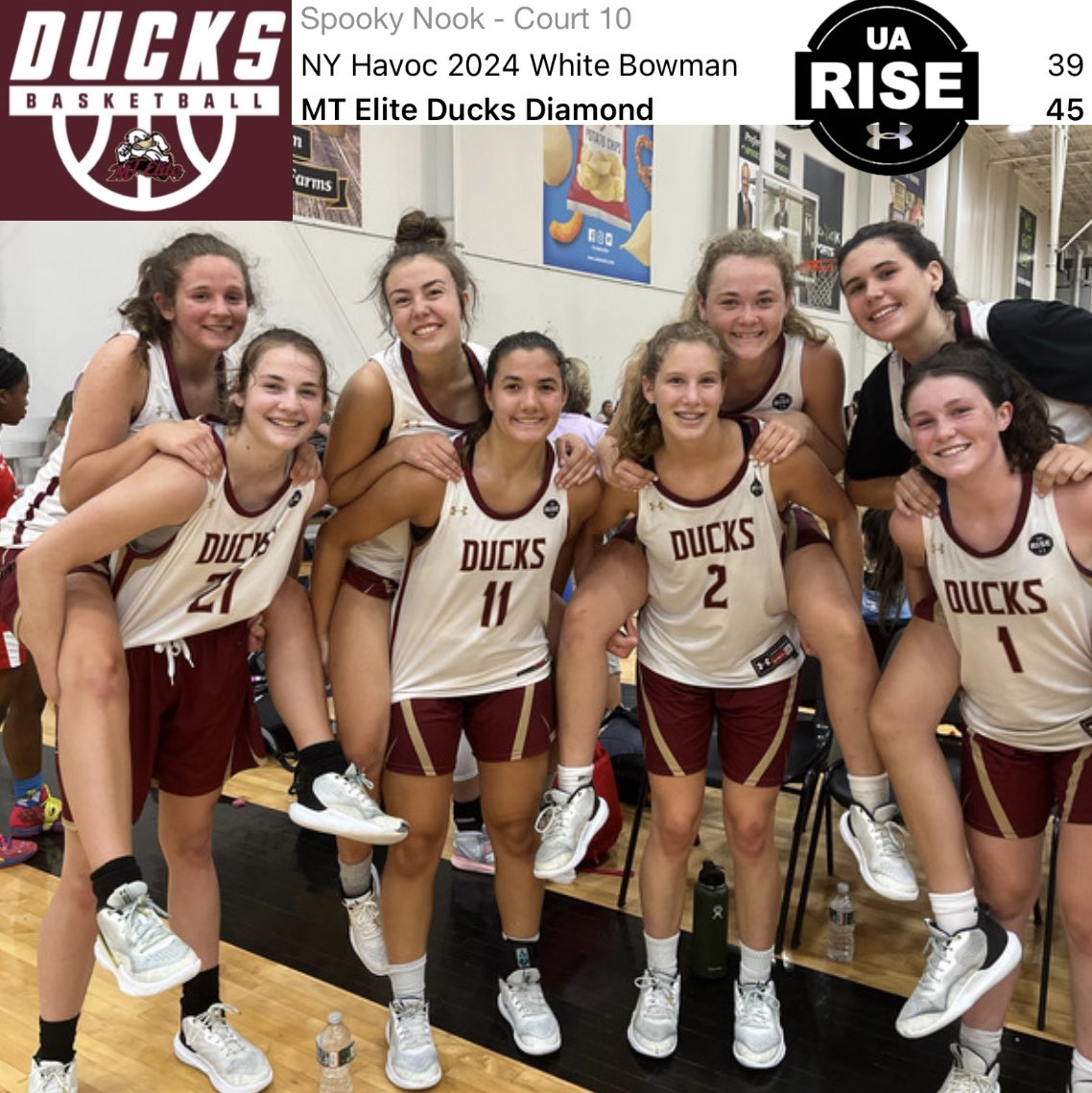 MT Elite Ducks on Twitter "Ducks UA Rise Diamond earn their 5th win of