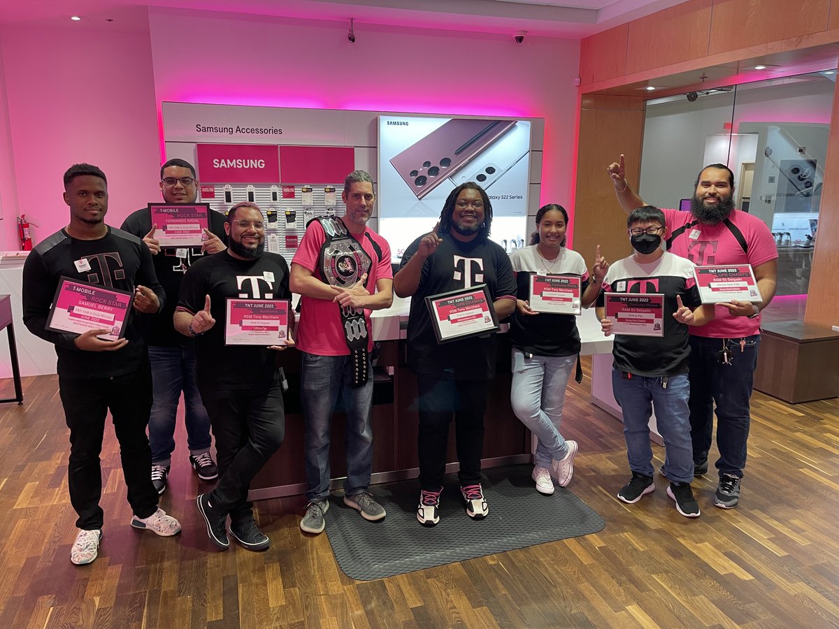 magentaeli's tweet photo. #1 Baby! Super Proud of this Team last month! We had store closures around us, health problems that’s led to long shifts, adversity all month and we overcame it all! @Xing_Han9000 @magentafernando @davynavy9195 @EddiePryor7 @cjgreentx https://t.co/7yl93BlxU8