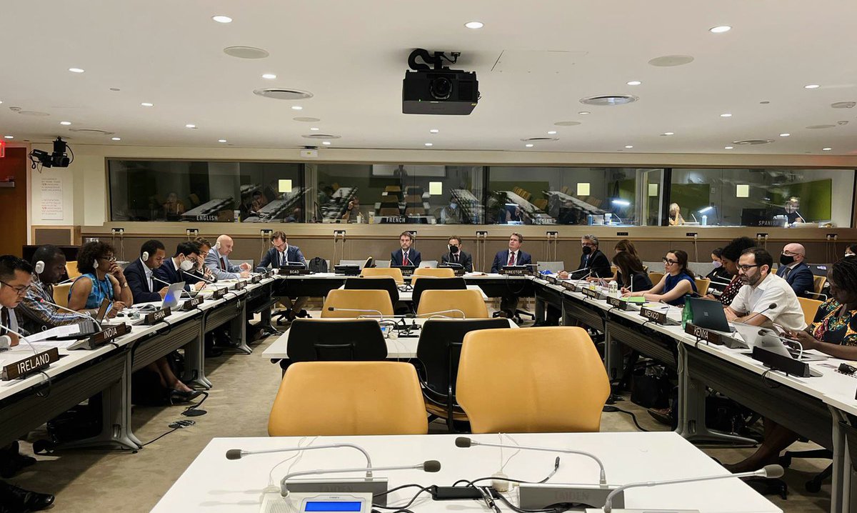 AlMissionUN's tweet image. Rich and constructive discussions today at the third meeting of IWG on #WorkingMethods on different issues raised by #UNSC members

As Chair of IWG, #AlbaniaUNSC🇦🇱 will spare no efforts to build on our shared objective for greater transparency, efficiency &amp;amp; effectiveness of #UNSC