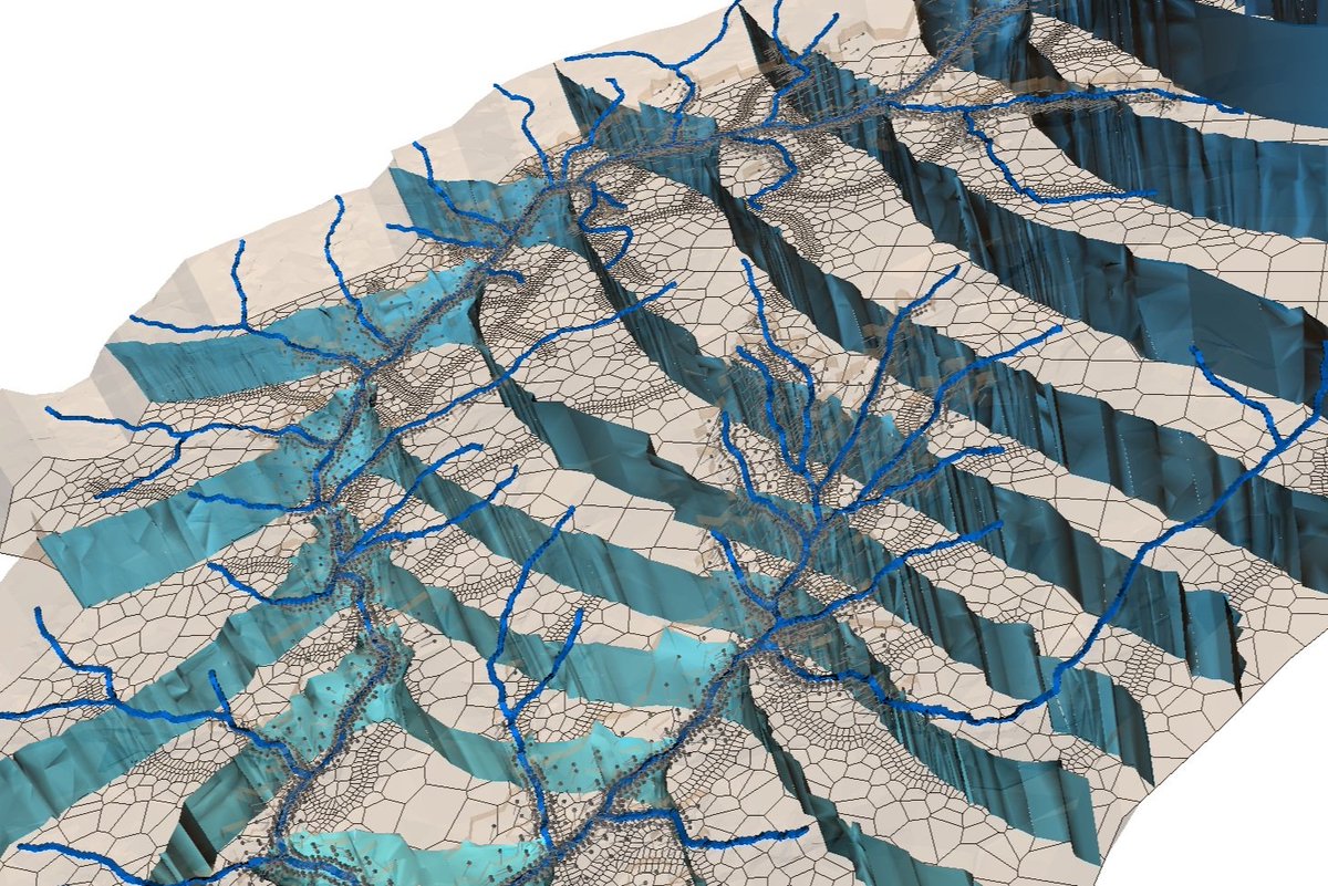 rafemoro's tweet image. Visualización 3D de modelos basados en grilla voronoi con Model Viewer for #Modflow 6 - Tutorial buff.ly/3zqWp5U