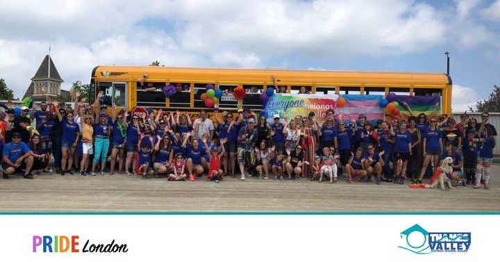 CORRECTION: #TVDSB is pleased to participate in the 2022 Pride London Festival and Parade! Students and staff are invited to join us on July 24 to decorate our float and participate in the parade. Decorating will take place in the Western Fair parking lot at 8 am. See you there!