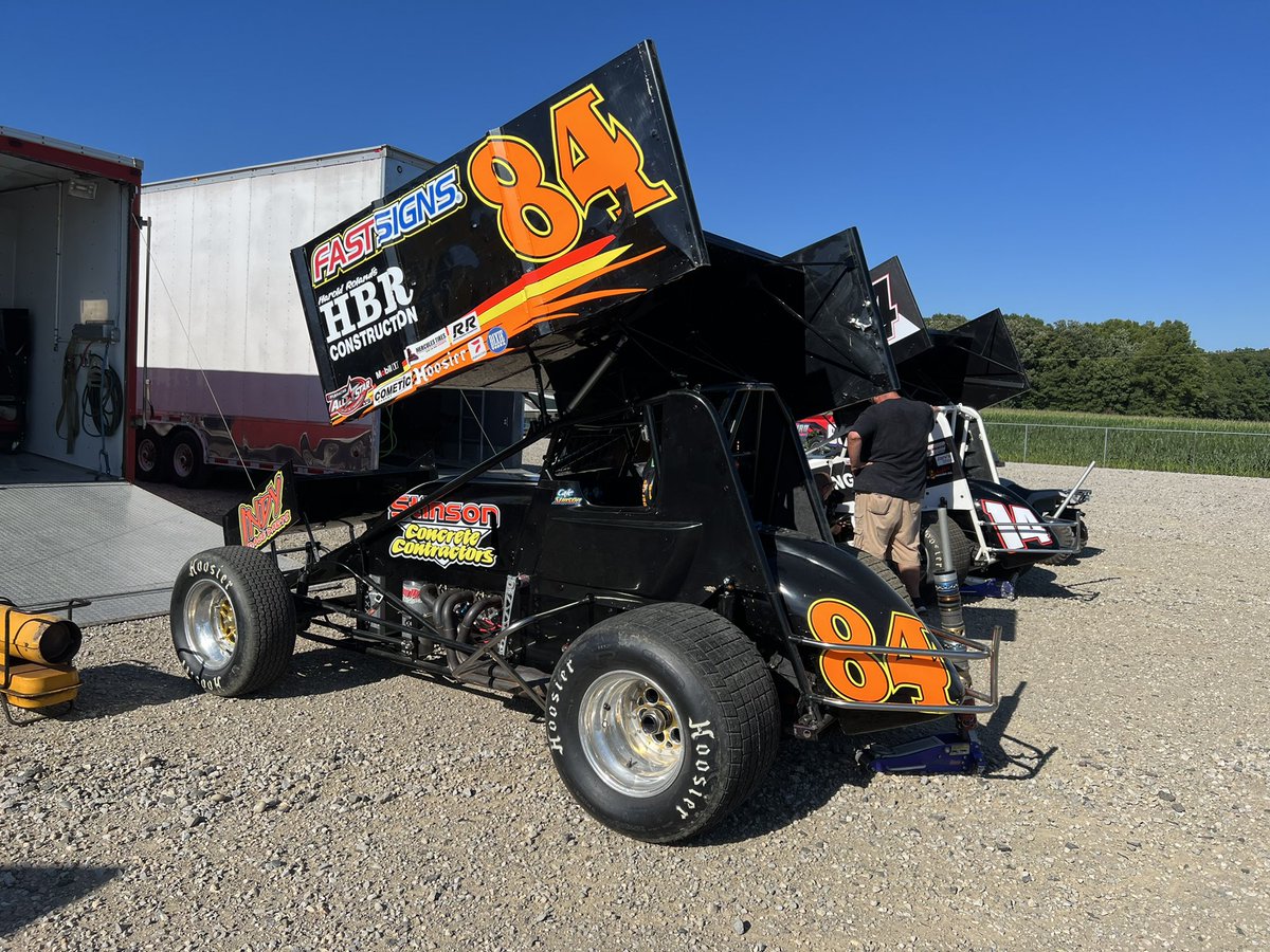 Good seeing <a href="/calestinson84/">Cale Stinson</a> in the house here at <a href="/atticaracewyprk/">Attica Raceway Park</a> as he’ll take on the <a href="/AFCS_Sprints/">AFCS (Attica Fremont Championship Series)</a> tonight.