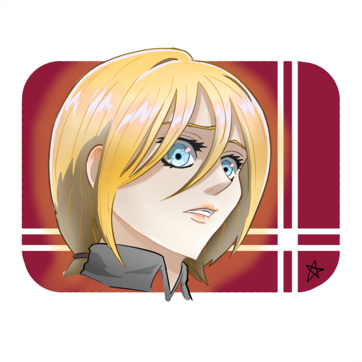 EDO_arty's tweet photo. Armin Arlert - Shingeki No Kyojin #進撃の巨人 
#Color #Headshot #HistoriaReiss #Anime #MyArt https://t.co/JHMCZhMSUb