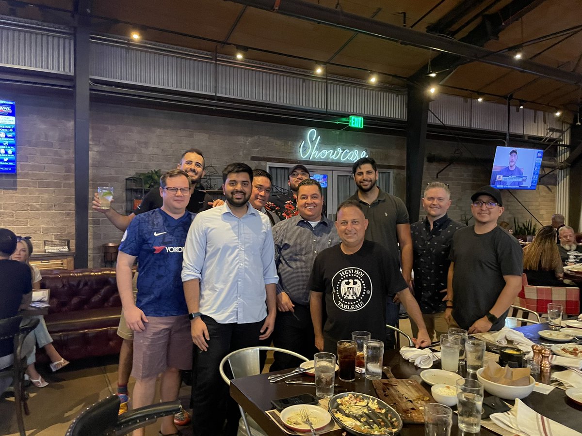 We had an amazing time at the in-person #DataFam meetup yesterday! 
Thanks to everyone who was able to make it! 

#Tableau  #PHXTUG #TableauUserGroup #DataRockstars #DataViz