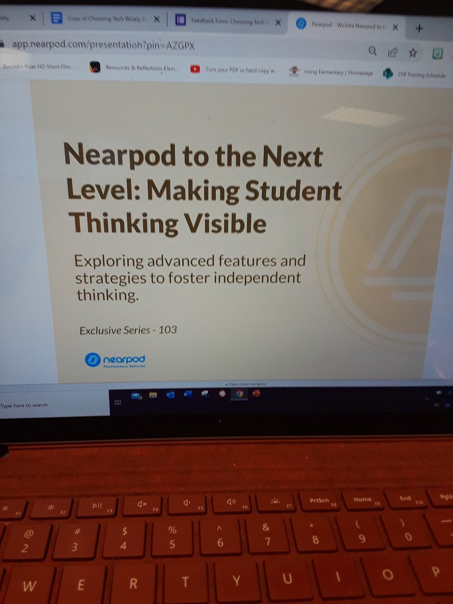 kkonecny13's tweet image. Learned some new things to level up my @nearpod game at #TechSummit today with Amanda Linn. I even got some #Nearpod swag! 😍 @259Tech @WichitaUSD259 #wpsignitelearning #wpsproud