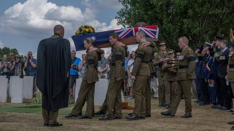CPL Gentzen of SOI is currently representing Australian Army, conducting headstone rededication ceremonies across France and Belgium. CPL Gentzen is a recipient of the Johnathan Church Good Soldiering Award and is partaking in this battlefield study tour and ceremonies.
