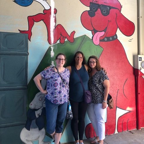 CTE_HuntHS's tweet photo. Look at our teachers at CTE Summer Conference @CTEforNC @HuntHighSchool! See pictured: Health Science teacher, Lisa Hendricks created a clay model of a skin diagram. #CTESC2022 https://t.co/TeDtsgCI1t