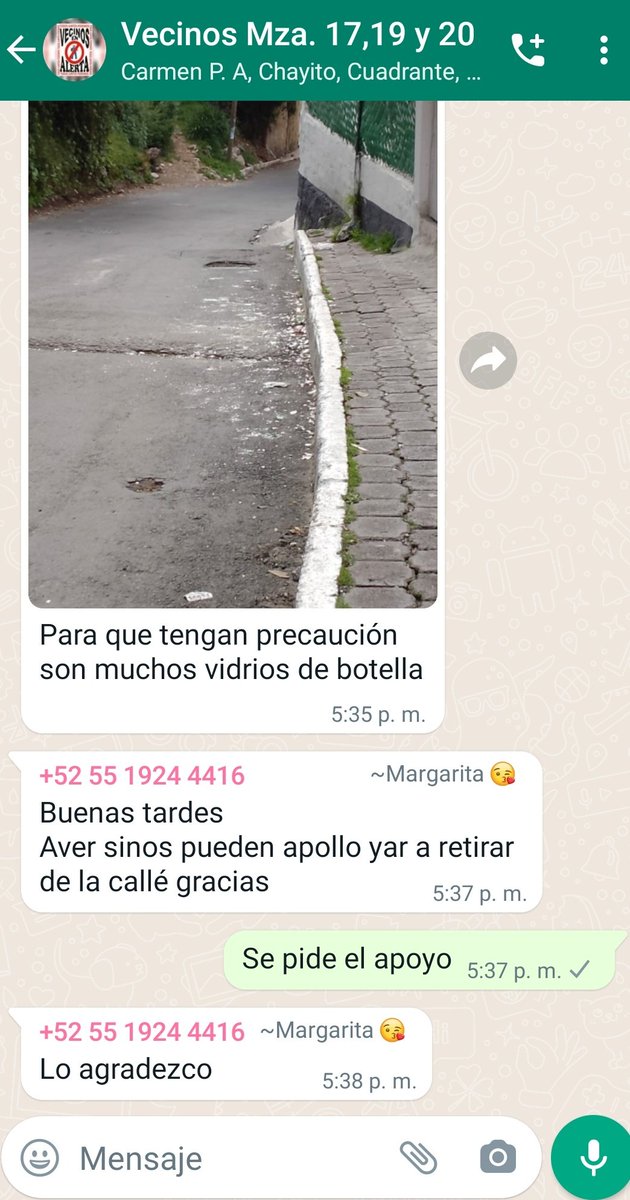 Podrian apoyarnos a barrer la calle de Corregidora San Mateo Tlaltenango, ya que hay muchos vidrios <a href="/AlcaldaCuajima1/">Alcaldía Cuajimalpa Oficial</a> <a href="/AdrianRubalcava/">Adrián Rubalcava</a>