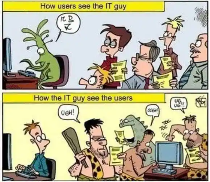 rescueranjazz's tweet photo. #Whattheheck? #iTJoke ft. #ITusers vs. #ITguy https://t.co/obNgFoSPxP