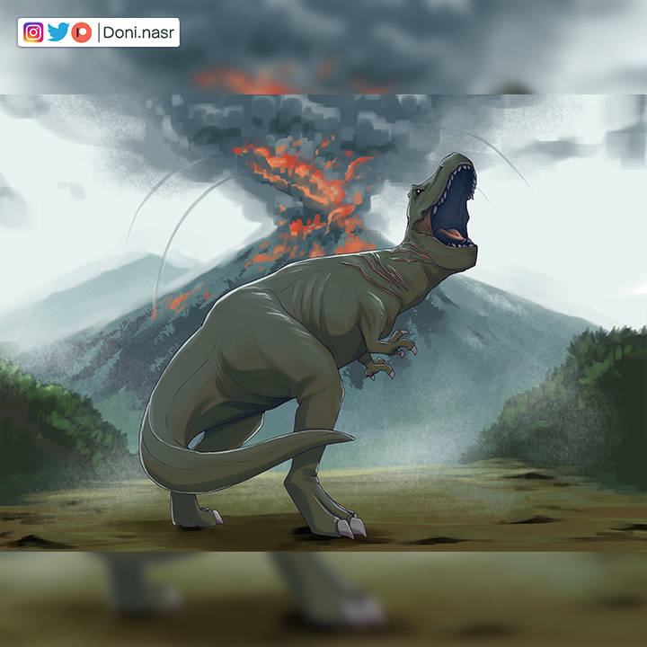 Jurassic art.
.
Commission by @mikezilla90 
.
 #jurassic #jurassicpark #jurassicworld #dinosaur #dinosaurs #jurassicworldfallenkingdom #paleontology #trex #jurassicworlddominion #dino #prehistoric #fossil #dinosaursofinstagram