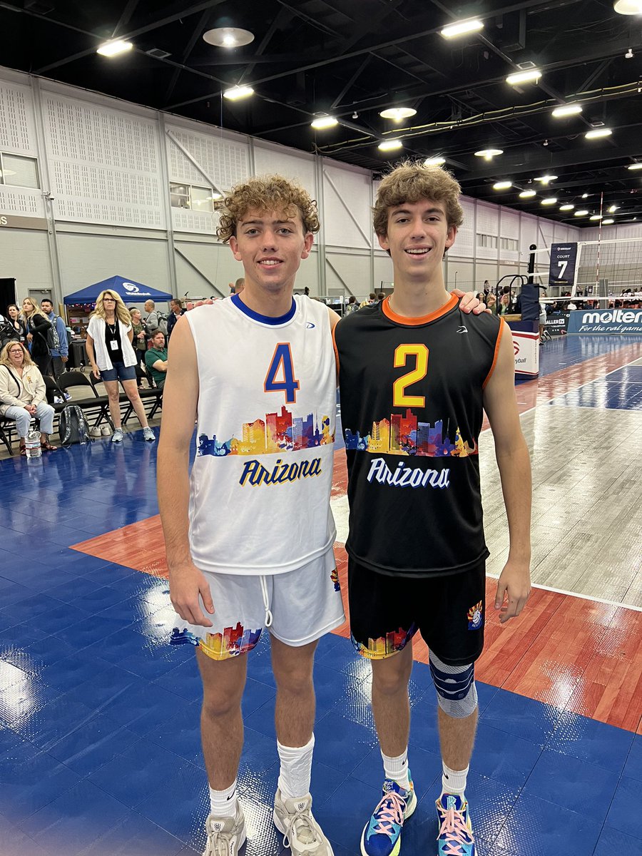 Chandler Seniors Ryder Kelley and Chance Copeland are in Tulsa, Oklahoma this week representing Arizona at the USA Volleyball All Star Championships. Good luck boys!
