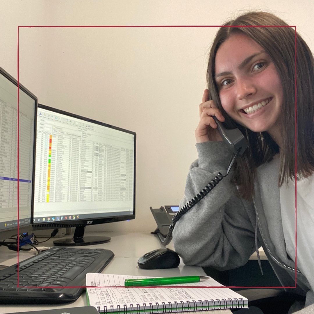 What is Smart up to this summer?!
This summer, Smart is working as a Logistics intern at Barrette Outdoor Living. Mon to Weds, she works with the Dispatch Team (seen in photo above). On Thursday, she works with Finance. On Friday, she works with the Inventory Team! #SmartSmart