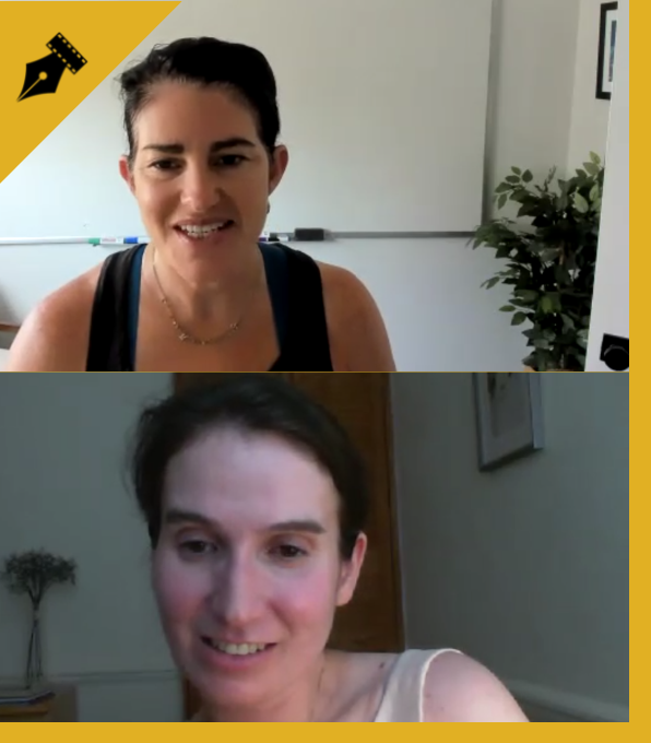 goldenscriptnet's tweet photo. Happy to see writer Marine Mondelot enjoying her one-on-one meeting with three-time Emmy-nominee Jessica Sharzer, our 2022 mentor!
Marine Mondelot won the BEST TV PILOT SCRIPT award of 2022 for EON.
#goldenscriptcompetition #jessicasharzer https://t.co/gGRz1ufjPA