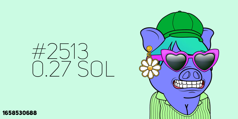 🐷 Piggy Girl #2513 SOLD for 0.27 S◎L

→ alpha.art/collection/pig…

📝 explorer.solana.com/tx/4XTwMxM3eFS…