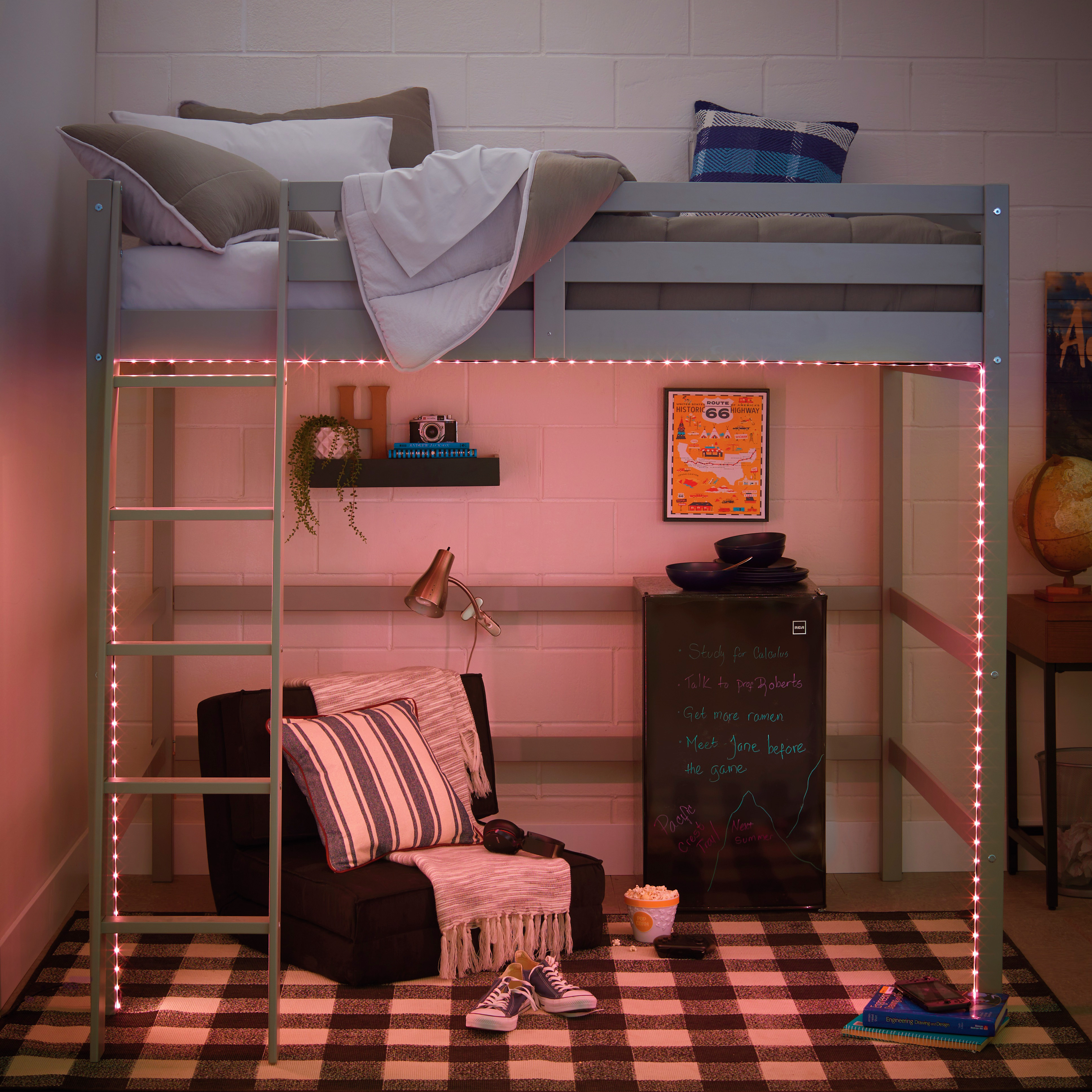 The Home Depot on Twitter: "Make your kid's dorm or apartment uniquely  theirs with neon hues. Let us know which they'd choose in the comments. 🧡  Modular, color-changing panels 💡 Dimmable strip