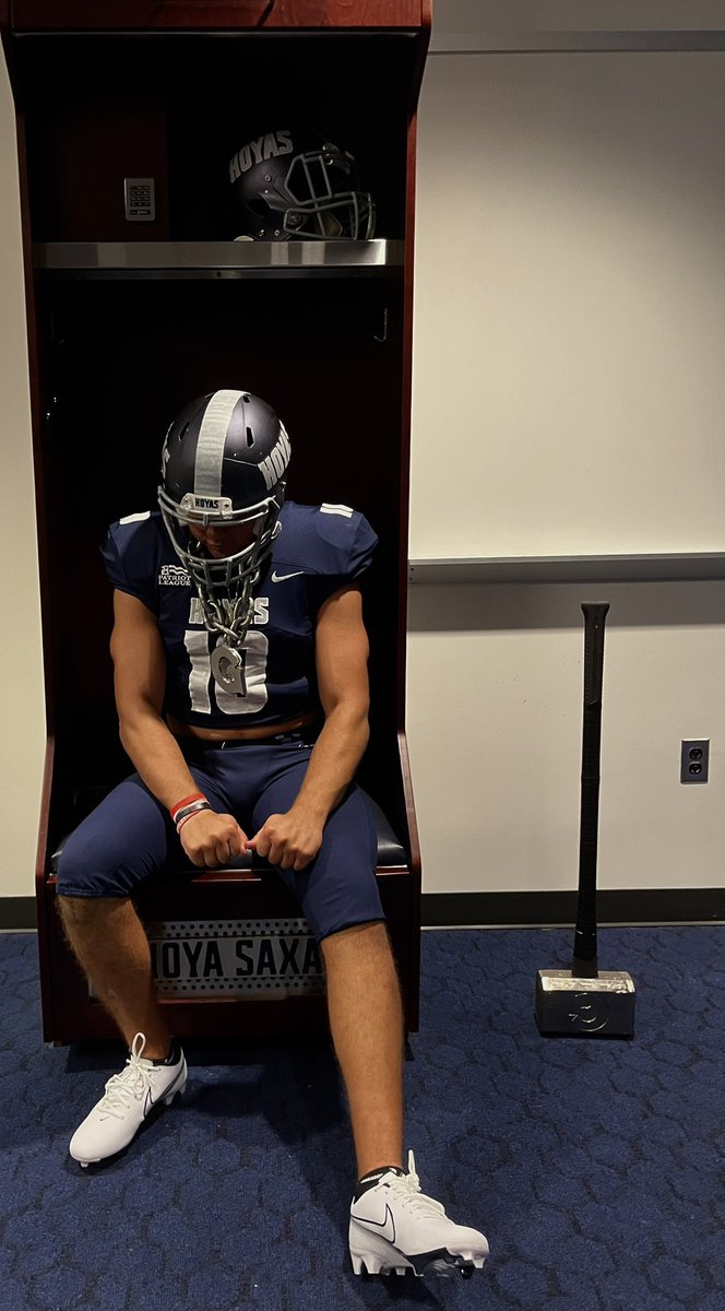 VinceFriend's tweet photo. Great visit at Georgetown today!!! Thank you @CoachTreyHen and the coaches @HoyasFB for the amazing tour and hospitality!
@coachjoynermd @CoachVMAKASI @CoachCoop54 @GregBiggins @BrandonHuffman @CoxRakim https://t.co/yDoZNHp4H9