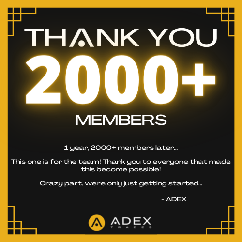 AdexTrades's tweet photo. Shoutout to the SQUAD 🎉🎉🎉

We appreciate EVERYONE that has been apart of this journey! It's been an honor to learn and trade with each and everyone of you! 

This is just the beginning... HAGW 🥂 https://t.co/JHsS3HwiRr