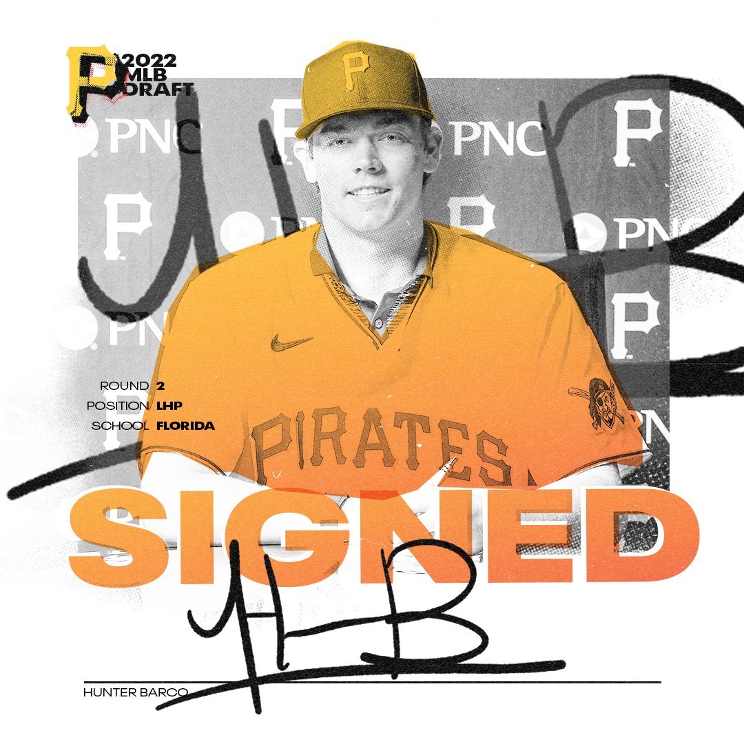 Barco in the Burgh.

We have signed our 2nd round selection, LHP Hunter Barco!