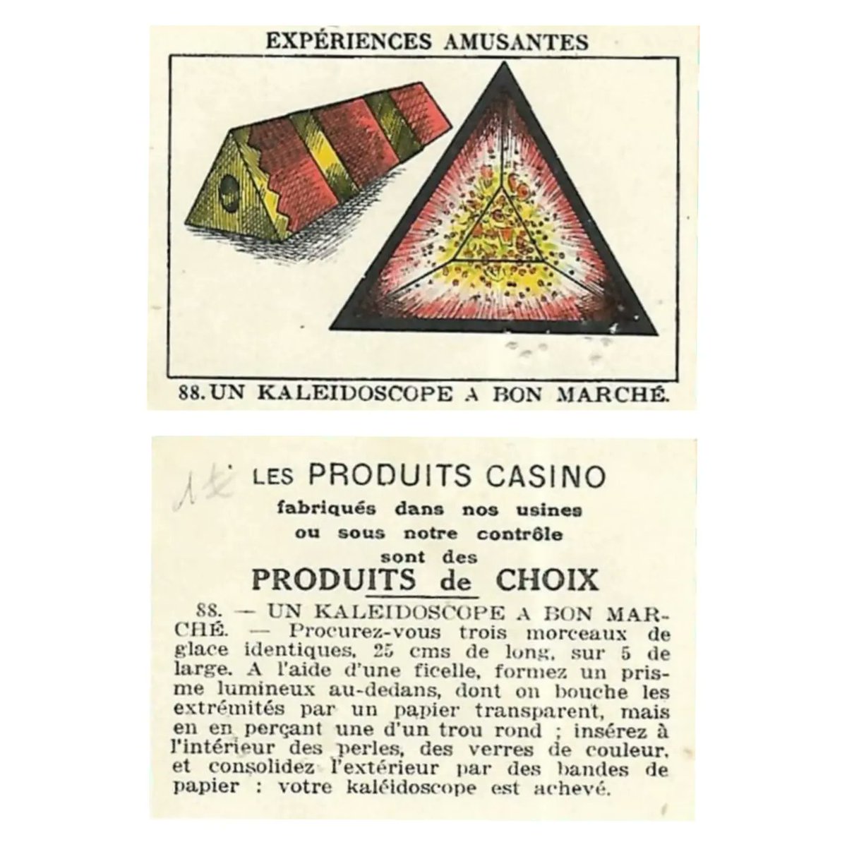 kolektheque's tweet photo. Image/chromo édité par la chocolaterie du @Groupe_Casino de 1936. Image n°88 de la série n°08 
Image / chromo published by the chocolate factory of "the Casino" from 1936. Image n ° 88 in the series n ° 08
#gift #chocolate #collection #kaleidoscope #experience #vintage #album https://t.co/aRnEOKQUvp