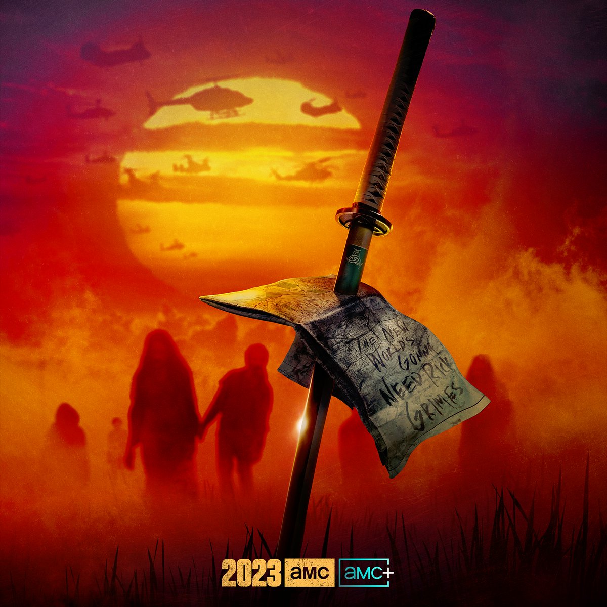 Michonne Grimes will return in a 6 episode spinoff series in 2023! Oh yeah, and one or two of you had asked something about bringing Rick back? He's in this too!