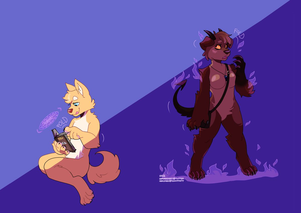 hhazardart's tweet photo. dog-earing other people's books is bad manners generally but you need to be extra careful when it's a mysterious tome 💫🐶
for @CatWithAnAt &amp; @FreshDogPepsi! https://t.co/h4T7cULEvl