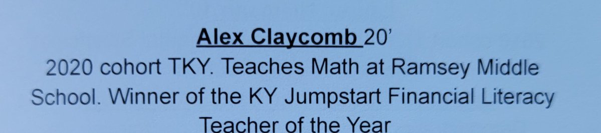 Honored to be asked to be a presenter for the 2nd year at the <a href="/TeachKentucky/">Teach Kentucky</a> Symposium.  I spoke on "Why Building Student Relationships Are Important."  I love the opportunity to support new teachers. Congrats to the 2021 cohort.