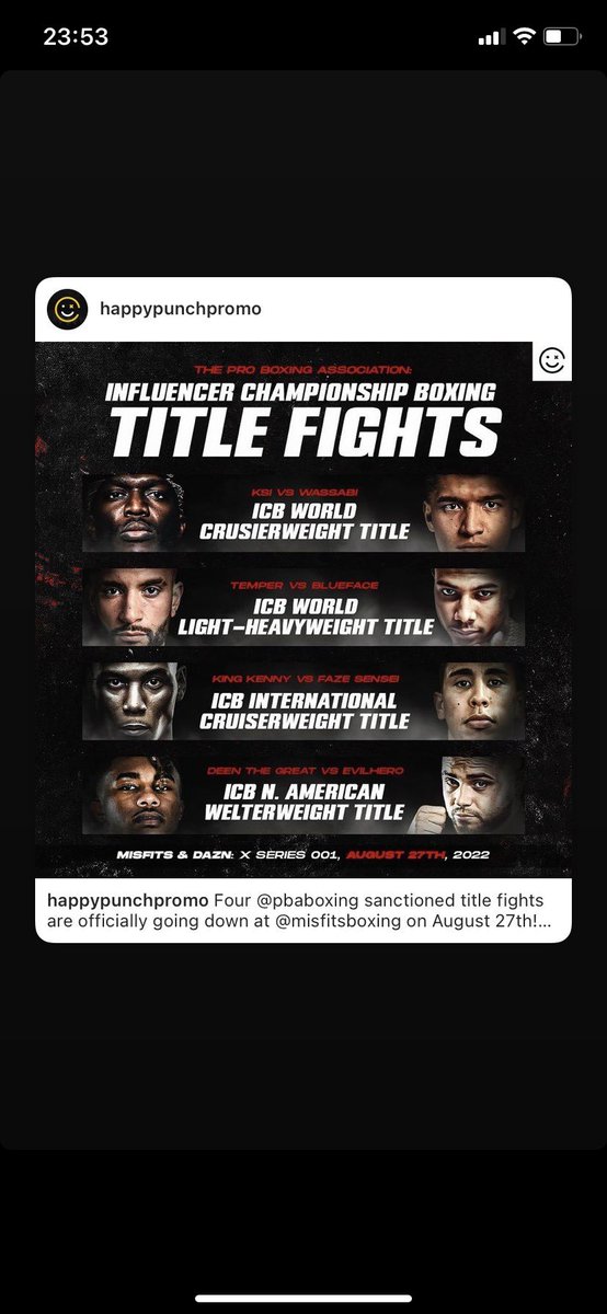 McDonaghPeter's tweet photo. Proud to be part of this fight night can’t speak the truth in pro boxing but be great to have a free rain speaking on this night real professionals getting paid real money influencer championship boxing @KSI https://t.co/tpANVvjgYW