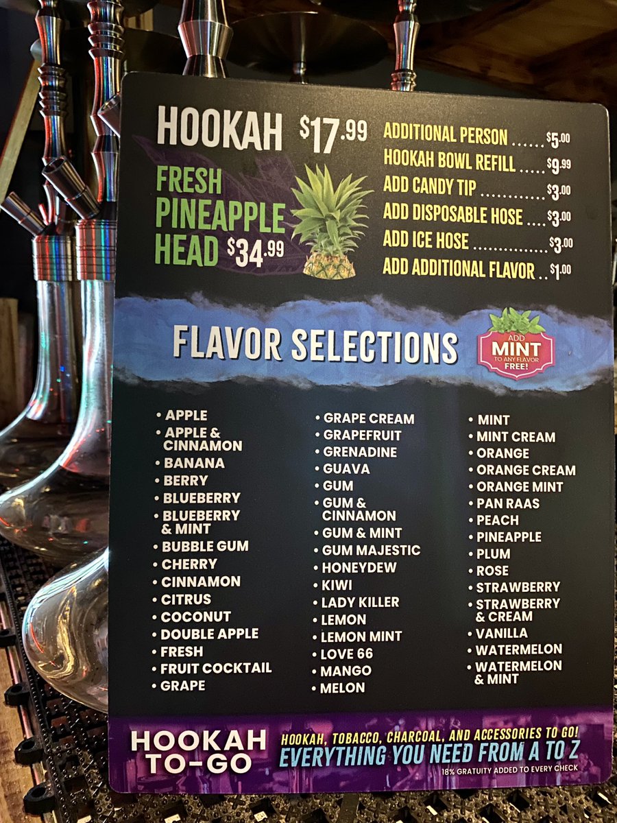 JavanMcCain's tweet photo. 🗣 All weekend, any weekend, every damn weekend come see yours truly plus enjoy some hookah and a cold beer‼️ @ Hookah Corner💨 https://t.co/71Qe4Chnje