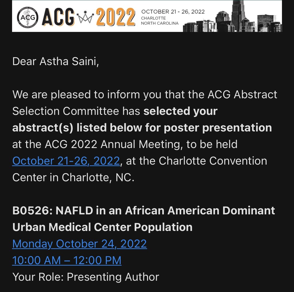 Astha Saini-Goeman (@asthasainido) on Twitter photo The journey and excitement continues! Blessed to have the opportunity to present in Charlotte <a href="/AmCollegeGastro/">ACG</a> ✨ Couldn’t have succeeded without my mentors and teammates <a href="/waynemedicine/">Wayne State University School of Medicine</a> 💪🏾🙏🏾 <a href="/BrianPRutledge/">Brian Rutledge</a> <a href="/AlmujarkeshMD/">M Khaled Almujarkesh</a> <a href="/JingWangMD/">Jing Wang, MD</a> <a href="/Sarvani_Surapan/">Sarvani Surapaneni</a> #WomeninGI #ACG2022 The journey and excitement continues! Blessed to have the opportunity to present in Charlotte <a href="/AmCollegeGastro/">ACG</a> ✨ Couldn’t have succeeded without my mentors and teammates <a href="/waynemedicine/">Wayne State University School of Medicine</a> 💪🏾🙏🏾 <a href="/BrianPRutledge/">Brian Rutledge</a> <a href="/AlmujarkeshMD/">M Khaled Almujarkesh</a> <a href="/JingWangMD/">Jing Wang, MD</a> <a href="/Sarvani_Surapan/">Sarvani Surapaneni</a> #WomeninGI #ACG2022