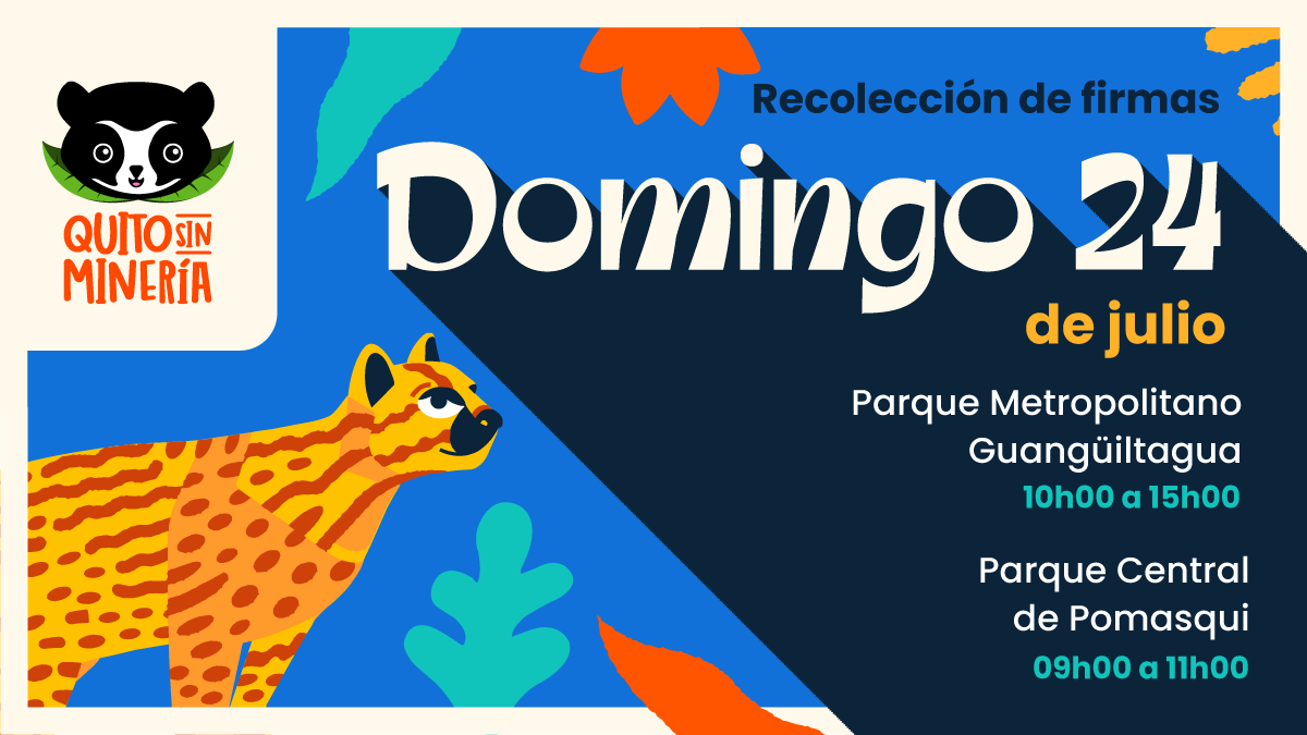QuitoSinMineria's tweet photo. Seguimos con la recolección de firmas.
¡Acércate a nuestros puntos móviles , búscanos y firma por un #QuitoSinMinería!

#SeVieneLaConsulta https://t.co/ruxxA2VRQ8