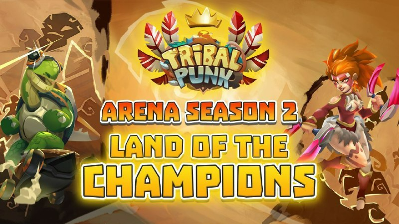 TribalpunkC's tweet photo. 🔥 ARENA SECOND SEASON: LAND OF THE CHAMPIONS HAS STARTED !!!
⏰ Season Time: 00:00 AM July 23th to 11:59 PM AUG 5th (UTC)
🏆 Daily Leaderboard Link: https://t.co/mcBfwAu2Dw
👉 Season 2 details: https://t.co/1vMrSq4Y9N
#tribalpunk #GameFi https://t.co/Nnzr51rLGY