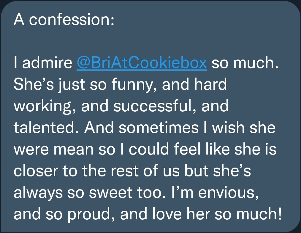 VtuberLoveConf1's tweet photo. Oh my! BACK AT IT AGAIN with one more love confession
@BriAtCookiebox https://t.co/1pbDaymyEs
