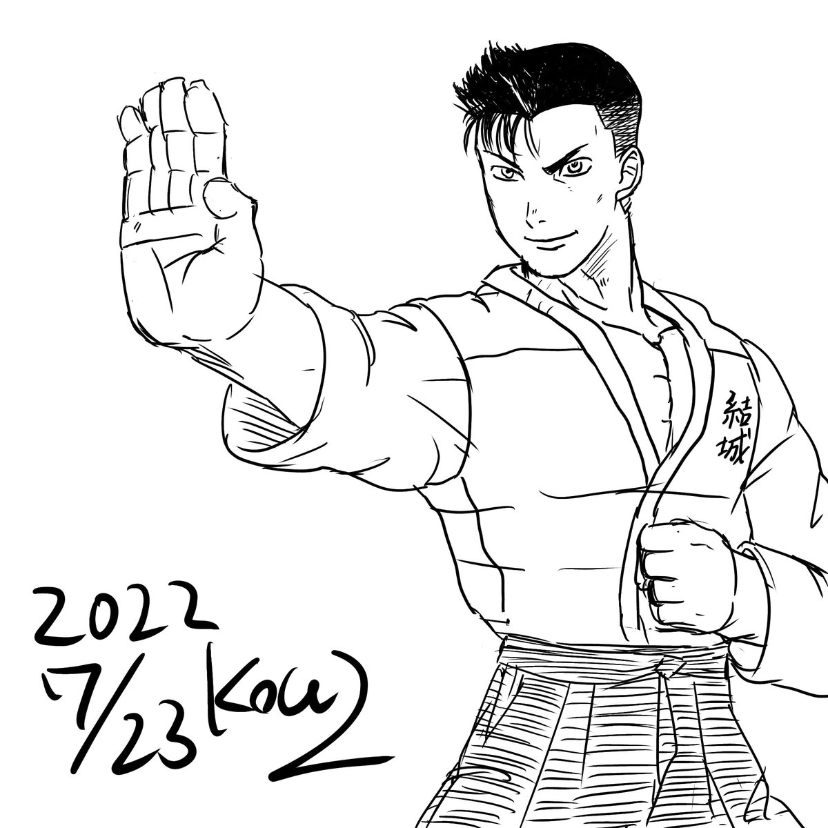 KOU2_one's tweet photo. #VFzero
#結城晶
芭月家の武術着モチーフ5歳若返ってなんと20歳!
こんな髪型流行っていたよね80年代後半。 https://t.co/yXeU2yZnLE