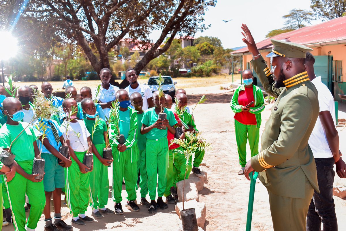 We instill the culture of tree planting to the young generation with surety that the same will be passed on to the future generations. #ClimateCrisis #ClimateEmergency