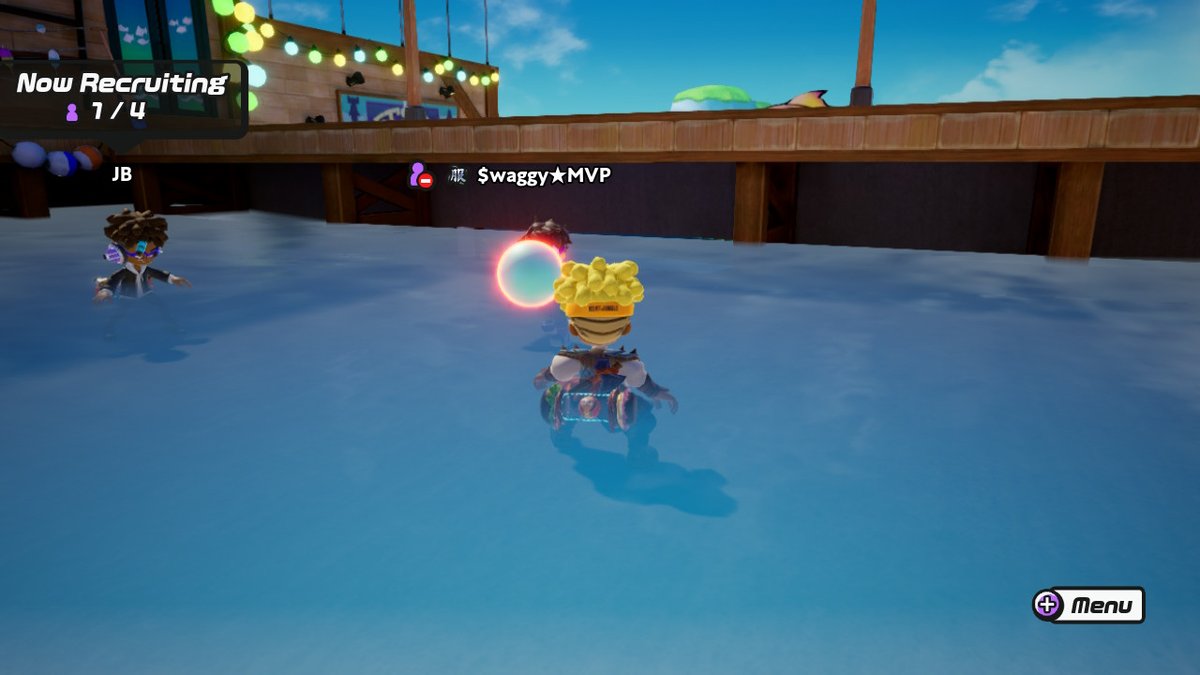 MoraJoda's tweet image. While at the Resort I hungout with Keith a little while. Also, I saw $waggy*MVP a few times while there.  #Ninjala #NintendoSwitch