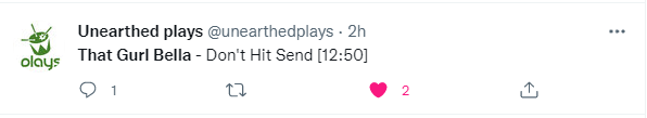 thatgurlbellaaa's tweet photo. Triple J unearthed! https://t.co/k5sl9WG1go