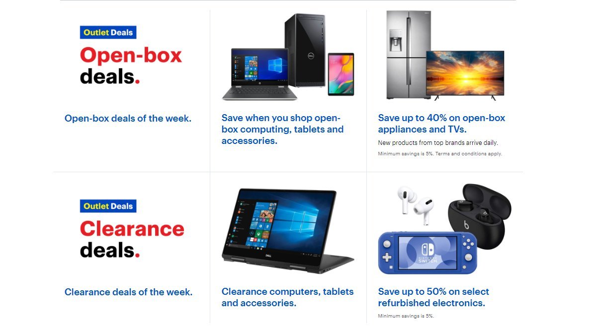 Tracker_Deals's tweet photo. Top Deals Event at Best Buy (through 7/24) - https://t.co/IIJGjWFPjw

Clearance and Open-Box Deals
https://t.co/hfTkr1evD6

Video Game Deals
https://t.co/v2z8iOSyUQ

TV / Audio / Projectors
https://t.co/Vbn3FAdGeA

Apple Devices on Sale
https://t.co/ftY2tm3hXW https://t.co/Ap0XykutrP
