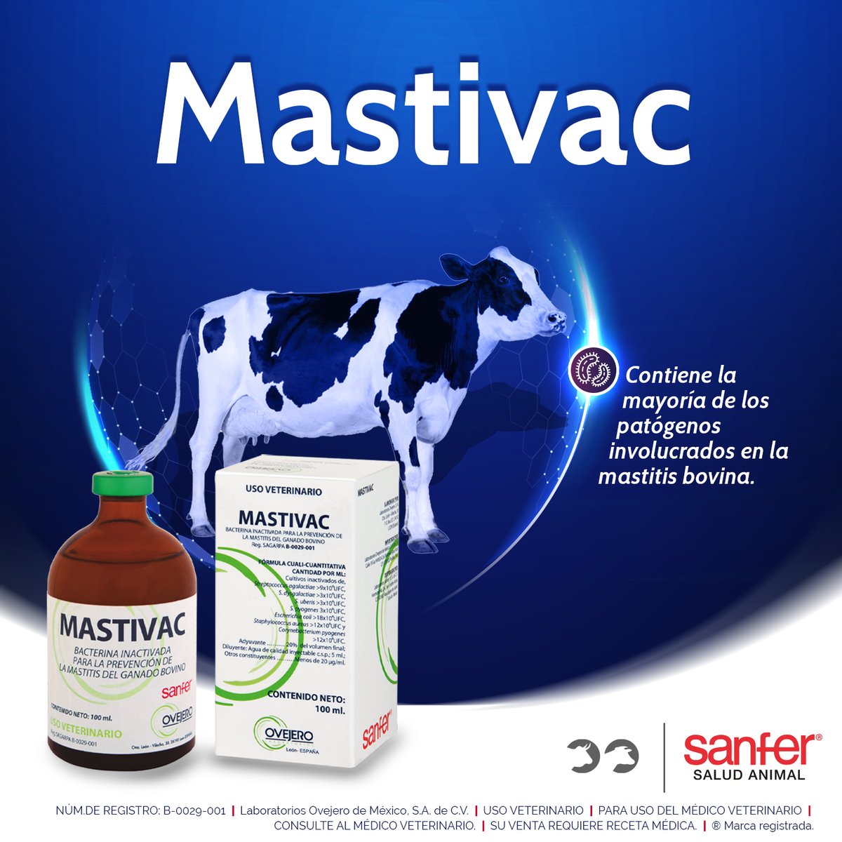 SanferSaludA's tweet photo. Mastivac 👉🏻 Prevención efectiva de mastitis.
#SanferSaludAnimal #Mastivac #Mastitis #BienestarAnimal https://t.co/1j2nDPT5tF