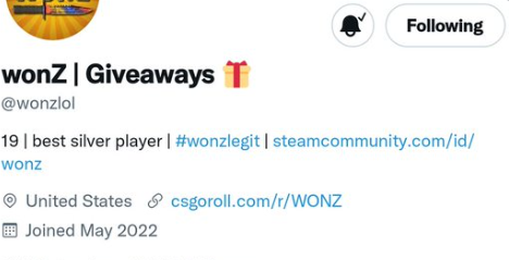 erkerat's tweet photo. @wonzlol Gl @ItsSozih @CSGOatsecom @DBCooperOSRS https://t.co/R4vAxXdl7i